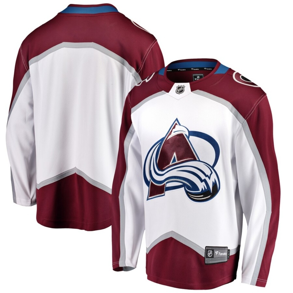 Men's Colorado Avalanche Fanatics Branded White Br